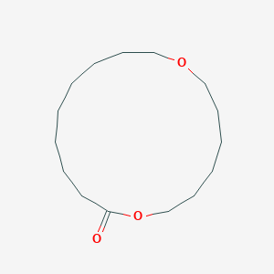 molecular formula C15H28O3 B159281 1,8-Dioxacycloheptadecan-9-one CAS No. 1725-01-5
