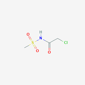 molecular formula C3H6ClNO3S B1592815 2-chloro-N-methylsulfonylacetamide CAS No. 202658-88-6