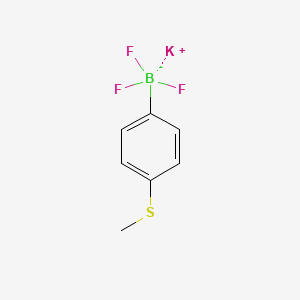 molecular formula C7H7BF3KS B1592818 Potassium 4-(methylthio)phenyltrifluoroborate CAS No. 871231-43-5