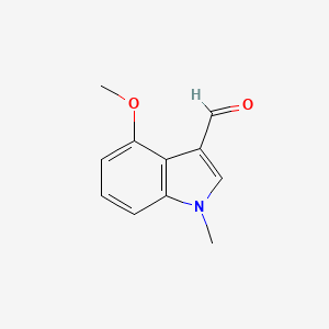 molecular formula C11H11NO2 B1592825 4-Methoxy-1-methyl-1H-indole-3-carbaldehyde CAS No. 620175-74-8