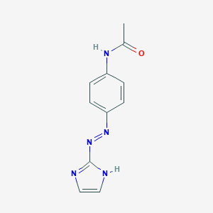 Acetamide, N-[4-(1H-imidazol-2-ylazo)phenyl]-