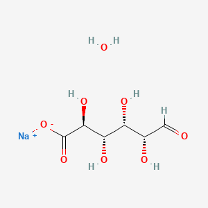 molecular formula C6H11NaO8 B1592832 sodium;(2S,3S,4S,5R)-3,4,5,6-tetrahydroxyoxane-2-carboxylate;hydrate CAS No. 207300-70-7