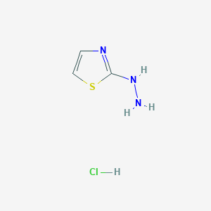 molecular formula C3H6ClN3S B1592842 2-Hydrazinylthiazole hydrochloride CAS No. 30216-52-5