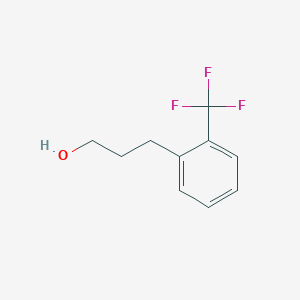 molecular formula C10H11F3O B1592844 3-(2-(Trifluoromethyl)phenyl)propan-1-ol CAS No. 191155-81-4