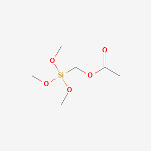 molecular formula C6H14O5Si B1592847 Acetoxymethyltrimethoxysilane CAS No. 65625-39-0