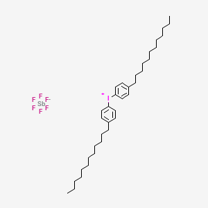 molecular formula C36H58F6IS B1592851 Bis(4-dodecylphenyl)iodonium hexaflurorantimonate CAS No. 71786-70-4