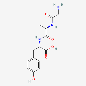 molecular formula C14H19N3O5 B1592854 H-Gly-Ala-Tyr-OH CAS No. 92327-84-9
