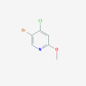 molecular formula C6H5BrClNO B1592855 5-Bromo-4-chloro-2-methoxypyridine CAS No. 851607-27-7