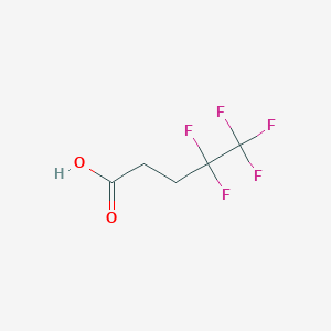 molecular formula C5H5F5O2 B1592861 4,4,5,5,5-Pentafluoropentanoic acid CAS No. 3637-31-8
