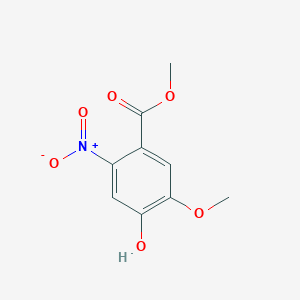 molecular formula C9H9NO6 B1592862 Methyl 4-hydroxy-5-methoxy-2-nitrobenzoate CAS No. 27883-60-9