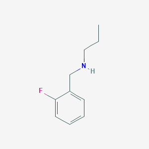 molecular formula C10H14FN B1592869 N-(2-fluorobenzyl)propan-1-amine CAS No. 62924-67-8
