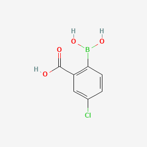 molecular formula C7H6BClO4 B1592882 2-Borono-5-chlorobenzoic acid CAS No. 850568-07-9