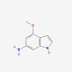 molecular formula C9H10N2O B1592883 4-Methoxy-1H-indol-6-amine CAS No. 885518-12-7