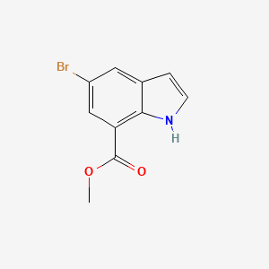 molecular formula C10H8BrNO2 B1592892 Methyl 5-bromoindole-7-carboxylate CAS No. 860624-89-1