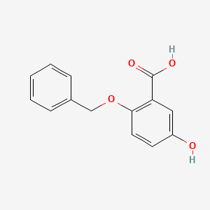 molecular formula C14H12O4 B1592893 2-(Benzyloxy)-5-hydroxybenzoic acid CAS No. 814262-90-3