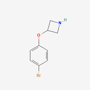 molecular formula C9H10BrNO B1592900 3-(4-Bromophenoxy)azetidine CAS No. 954224-25-0
