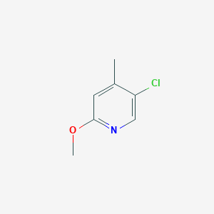 molecular formula C7H8ClNO B1592906 5-氯-2-甲氧基-4-甲基吡啶 CAS No. 851607-29-9