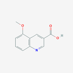 molecular formula C11H9NO3 B1592907 5-Methoxyquinoline-3-carboxylic acid CAS No. 1361091-98-6