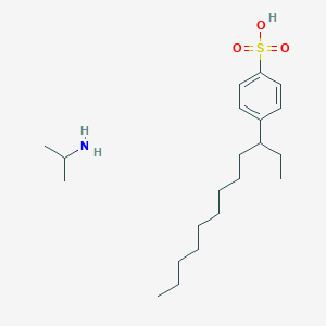 molecular formula C21H39NO3S B1592922 4-Dodecan-3-ylbenzenesulfonic acid;propan-2-amine CAS No. 26264-05-1