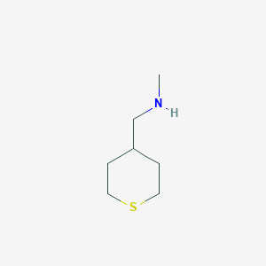 molecular formula C7H15NS B1592928 N-METHYL(TETRAHYDROTHIOPYRAN-4-YL)METHYLAMINE CAS No. 950603-22-2