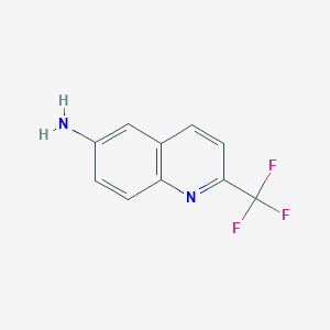 molecular formula C10H7F3N2 B1592929 2-(Trifluoromethyl)quinolin-6-amine CAS No. 952182-53-5