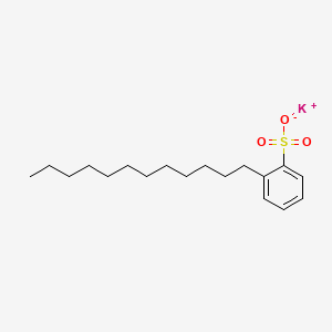 molecular formula C18H29KO3S B1592939 十二烷基苯磺酸钾 CAS No. 27177-77-1