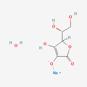 molecular formula C6H9NaO7 B1592940 Sodium erythorbate monohydrate CAS No. 63524-04-9