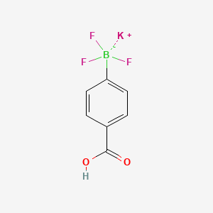 molecular formula C7H5BF3KO2 B1592942 Potassium (4-carboxyphenyl)trifluoroborate CAS No. 850623-38-0
