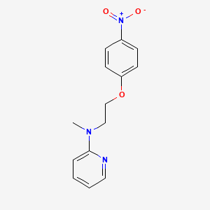 molecular formula C14H15N3O3 B1592947 N-Methyl-N-(2-(4-nitrophenoxy)ethyl)pyridin-2-amine CAS No. 329249-47-0