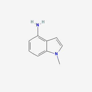 molecular formula C9H10N2 B1592950 1-甲基-1H-吲哚-4-胺 CAS No. 85696-95-3