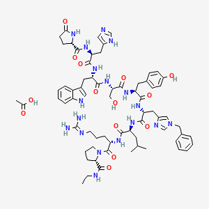 molecular formula C68H90N18O14 B1592956 Histrelin acetate CAS No. 220810-26-4
