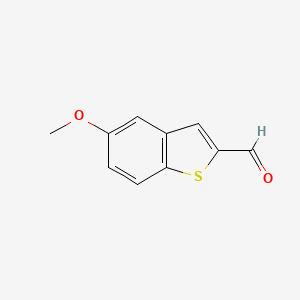 molecular formula C10H8O2S B1592957 5-Methoxybenzo[b]thiophene-2-carbaldehyde CAS No. 622864-56-6