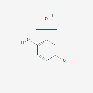 molecular formula C10H14O3 B1592962 2-(2-Hydroxypropan-2-YL)-4-methoxyphenol CAS No. 15000-00-7