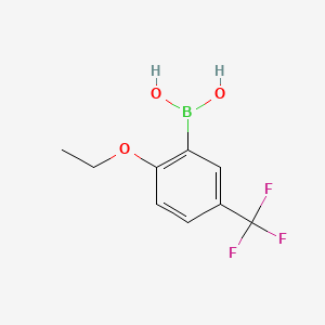 molecular formula C9H10BF3O3 B1592966 2-Ethoxy-5-trifluoromethylphenylboronic acid CAS No. 850593-10-1