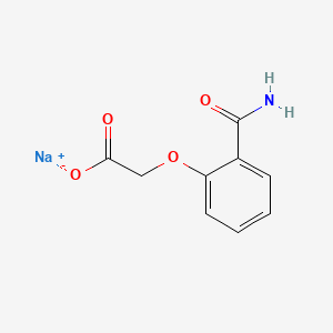 molecular formula C9H9NNaO4 B1592972 Sodium (2-Carbamoylphenoxy)acetate CAS No. 3785-32-8