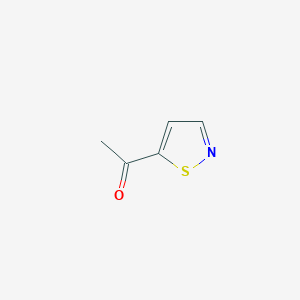 molecular formula C5H5NOS B1592976 1-Isothiazol-5-yl-ethanone CAS No. 3684-00-2
