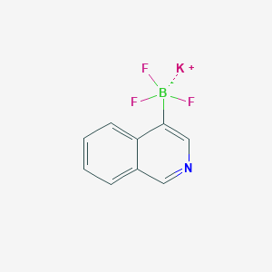 molecular formula C9H6BF3KN B1592984 Potassium trifluoro(isoquinolin-4-yl)borate CAS No. 1111733-07-3