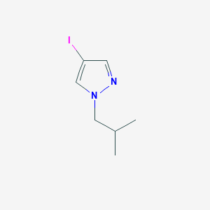 molecular formula C7H11IN2 B1592989 4-Iodo-1-isobutyl-1H-pyrazole CAS No. 918487-09-9