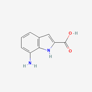 molecular formula C9H8N2O2 B1592991 7-amino-1H-Indole-2-carboxylic acid CAS No. 820999-73-3