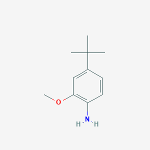 molecular formula C11H17NO B1592993 5-tert-Butyl-2-methoxyaniline CAS No. 3535-88-4
