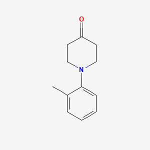 molecular formula C12H15NO B1592999 1-(2-Methylphenyl)piperidin-4-one CAS No. 218610-72-1