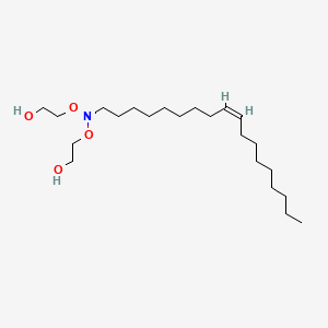 molecular formula C22H45NO4 B1593003 2-[2-hydroxyethoxy-[(Z)-octadec-9-enyl]amino]oxyethanol CAS No. 26635-93-8