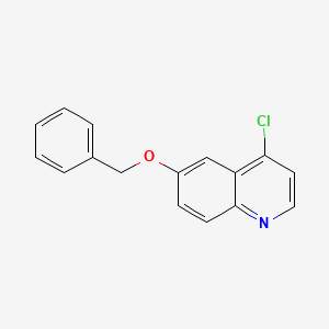 molecular formula C16H12ClNO B1593004 6-(Benzyloxy)-4-chloroquinoline CAS No. 863786-01-0