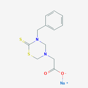 molecular formula C12H13N2NaO2S2 B159301 Sodium bensuldazate CAS No. 1950-15-8