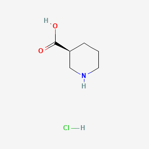 molecular formula C6H12ClNO2 B1593012 (S)-Piperidine-3-carboxylic acid hydrochloride CAS No. 851956-01-9