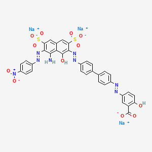 molecular formula C35H21N8Na3O12S2 B1593017 Direct Green 8 CAS No. 5422-17-3