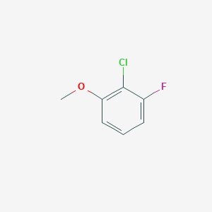molecular formula C7H6ClFO B1593018 2-Chloro-1-fluoro-3-methoxybenzene CAS No. 446-60-6