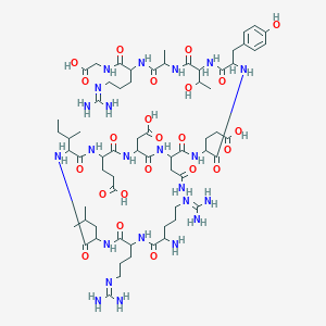 molecular formula C66H109N23O23 B1593019 pp60v-src Autophosphorylation site CAS No. 81493-98-3