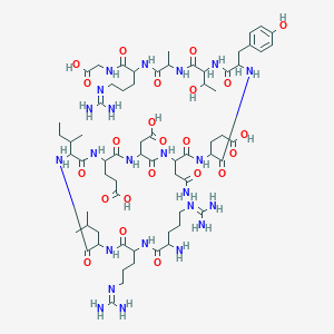 molecular formula C66H109N23O23 B1593019 pp60v-src Autophosphorylation Site, Tyrosine Kinase Substrate CAS No. 81493-98-3