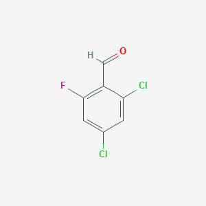 molecular formula C7H3Cl2FO B1593027 2,4-Dichloro-6-fluorobenzaldehyde CAS No. 681435-09-6